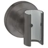 Image de Hansgrohe support de douche AXOR rond; Coloris: Chrome noir brossé