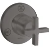 Image de hansgrohe Kit de montage prêt à l'emploi Trio/Quattro encastré + mitigeur, brossé bleu vc