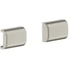 Image de hansgrohe Axor Cache universel pour rampe, aspect acier inoxydable