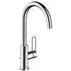 Image de Axor Uno Robinet de lavabo 240 avec poignée à boucle et bonde de vidage Chromé