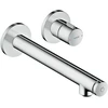 Image de hansgrohe Axor Uno Select Mitigeur lavabo encastré, bec 221 mm, nickel brossé