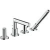 Image de hansgrohe Axor Uno kit de montage complet 4-L-BW-Rand-Arm., avec Zerogr, nickel brossé