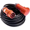 Image de as - Schwabe Câble Rallonge Électrique CEE 10 m Rallonge - 400V/16A/11kW - 5 Pôles avec Fiche à Inverseur de Phes Chantiers et Industrie IP44 - Made in Germany, 60566