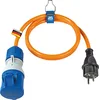 Image de AS Schwabe 62434 Alimentation Câble Adaptateur 16 A Orange 1.5 m H07BQ-F 3G 2,5 mm²