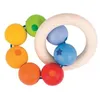 Image de Hochet Anneau Arc en Ciel Heimess - Jouets bébé Bio