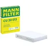 Image de MANN-FILTER CU 20 013 Filtre à air de cabine - VÉHICULE DE TOURISME + UTILITAIRES