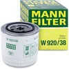 Image de MANN-FILTER W 920/38 Filtre à huile - pour Véhicule de tourisme + utilitaires