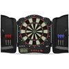 Image de Carromco Panthera-301 Cible électronique Souple, espacement de 4 Trous, 32 Jeux et 500 Variantes, fléchettes Souples incluses