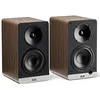 Image de ELAC Debut ConneX DCB41 Enceintes compactes pour Lecture Audio Via HDMI, USB, Phono et Bluetooth, Excellent Son et Design de Haute qualité, 1 Ensemble d'enceintes Actives en Noyer