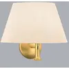Image de Hufnagel Applique Royce avec abat-jour classique crème