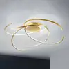 Image de Escale Plafonnier LED Space feuilles d'or 80 cm