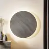 Image de Escale Blade applique LED, aspect béton, Ø 59 cm