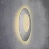 Image de Escale Blade Open applique LED, argentée, Ø 79 cm