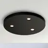 Image de Bopp Close Plafonnier LED à 3 lampes rond noir