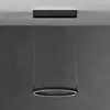 Image de Suspension LED Bopp Float commande gestuelle noir