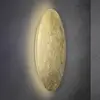 Image de Applique murale LED Escale Blade, feuille d'or, Ø 95 cm