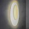 Image de Applique murale LED Escale Blade Open, argent, Ø 95 cm