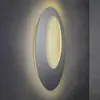 Image de Escale Blade Open applique murale LED anthracite Ø 95cm