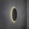 Image de Escale Blade applique murale LED noir mat Ø 24 cm
