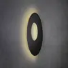 Image de Escale Blade Open applique murale LED noir Ø 59 cm