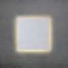 Image de Escale Applique murale LED BLADE Q, blanche, 34 x 34 cm, métal, à intensité variable