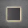 Image de Escale Applique murale LED BLADE Q, anthracite, 34 x 34 cm, métal, à intensité variable