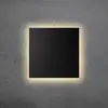 Image de Escale Applique murale LED BLADE Q, noir, 34 x 34 cm, métal, intensité variable