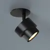 Image de Escale Spot encastré LED BRUSH, noir, Ø 7 cm, métal, à intensité variable, 2 700 K