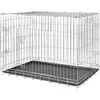 Image de Box pour chien TRIXIE Home - Taille L : 109 x 79 x 71 cm - hébergement temporaire à la maison - 1 porte à l'avant et 1 sur le côté - pliable - bac de sol - 3925