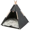 Image de Abri Tipi TRIXIE - Feutre - 55 × 65 × 55 cm - Anthracite