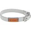 Image de BE Nordic Collier en Cuir, L XL: 55 61 cm/30 mm, Gris Clair