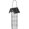 Image de TRIXIE Support pour boulettes de mésanges - pour jusqu'à 4 boulettes de mésanges - toit amovible - métal laqué époxy - résistant aux intempéries - 11 × 25 × 10 cm - 55623
