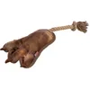 Image de TRIXIE Jouet en peluche pour chien en forme de patte d'animal sur corde | Patte en peluche douce avec corde durable | Jouet à mâcher interactif et solo | Jeu plus silencieux sans couinement   (M-L