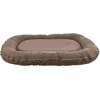 Image de TRIXIE Coussin pour Chien Vital Lennox, Chenille, Ovale, lit orthopédique en Marron, 130×100 cm - Corbeille Douillette avec Mousse viscoélastique à Effet mémoire