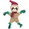 Image de Trixie Noël paresseux peluche / corde de soie