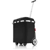 Image de reisenthel carrycruiser iso - Cabas à roulettes Portable et verrouillable avec Fonction Isotherme, Cadre en Aluminium Robuste, capacité 40l, Pochette intérieure en Filet Amovible, en Black