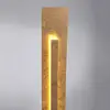 Image de Paul Neuhaus Lampadaire LED Nevis moderne, aspect feuille d'or