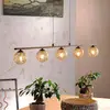 Image de Paul Neuhaus Suspension Greta, 132 cm, 5 lampes, métal, G9