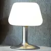 Image de Paul Neuhaus lampe à poser Till, couleur acier, verre, intensité variable