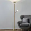 Image de Paul Neuhaus Lampe sur pied LED Alfred, couleur laiton, intensité variable