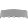 Image de Paul Neuhaus LED-Wandleuchte, ovale Form, warmweiße Lichtfarbe, modern, silber (9489-21)