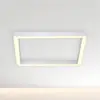 Image de Plafonnier LED PURE Lines, 55 x 55 cm, argenté, CCT, télécommande
