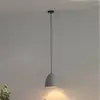 Image de Paul Neuhaus Suspension Eton, gris, béton, Ø 21 cm, G9