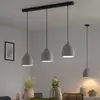 Image de Paul Neuhaus Suspension Eton, 3.flg., 100 cm, béton, G9