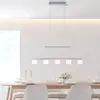 Image de Paul Neuhaus Suspension LED Hydra, couleur acier, verre, 80cm