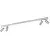 Image de Plafonnier LED PURE Lines, 120 cm, argent, télécommande