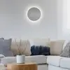 Image de Paul Neuhaus Applique murale rechargeable LED Puntua Ø 18 cm gris