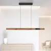 Image de Suspension LED PURE Moto-Rise, chêne/noir perle, aluminium, CCT