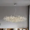 Image de Paul Neuhaus lustre Ricicle, chrome, longueur 150 cm