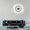 Image de Applique murale LED PURE Vitrum, gris, verre/aluminium, Ø 22 cm
